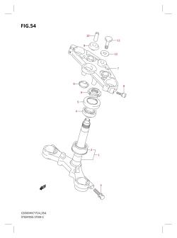 054 - STEERING STEM (GS500FH)