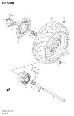 550D - REAR WHEEL (VZR1800UF:L3:E19)