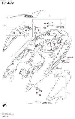 445C - FRAME COVER (GSX1300R:L1:E02)