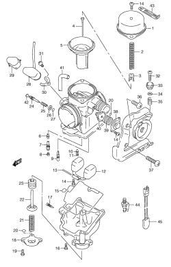 011 - CARBURETOR (MODEL W /​ X /​ Y)