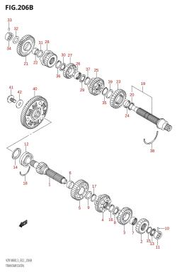 206B - TRANSMISSION (VZR1800:L3:E19)