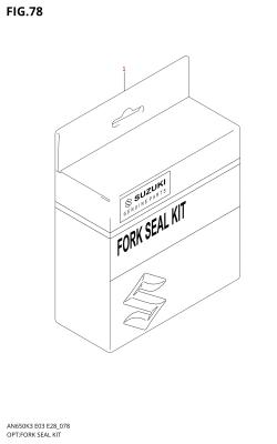 078 - FORK SEAL KIT (MODEL K3 /​ K4)