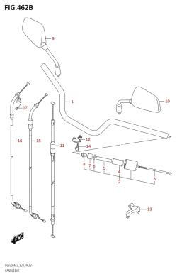 462B - HANDLEBAR (DL650AU:M2:E24)