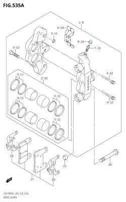 535A - FRONT CALIPER