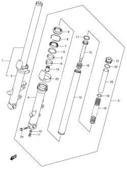 64A - FRONT FORK DAMPER (MODEL K4)