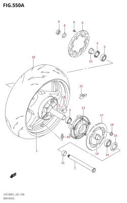 550A - REAR WHEEL