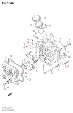 104A - CYLINDER HEAD (FRONT)