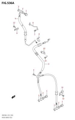 536A - FRONT BRAKE HOSE