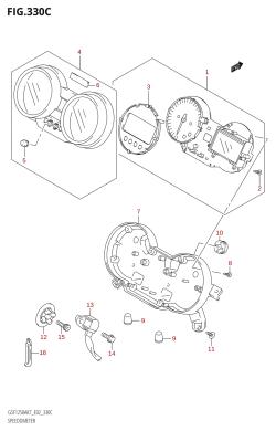 330C - SPEEDOMETER (GSF1250SA,GSF1250SAZ)