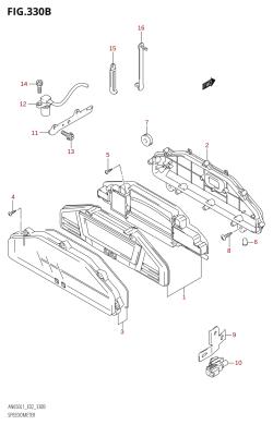 330B - SPEEDOMETER (AN650A:L1:E02)