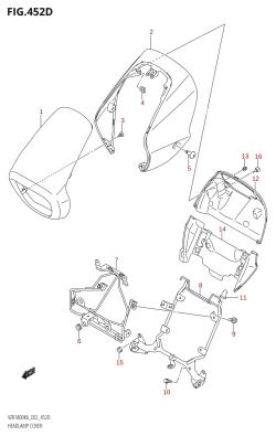 452D - HEADLAMP COVER ((VZR1800,VZR1800UF):L0)