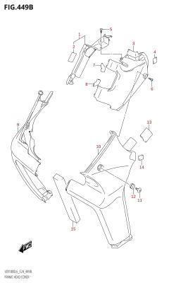 449B - FRAME HEAD COVER (VZR1800BZ:L6:E24)