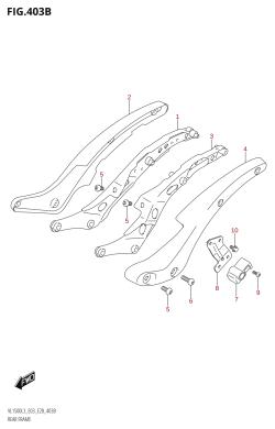 403B - REAR FRAME (VL1500:L3:E28)