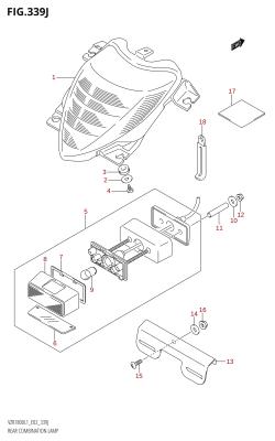339J - REAR COMBINATION LAMP (VZR1800ZFU:L1:E19)