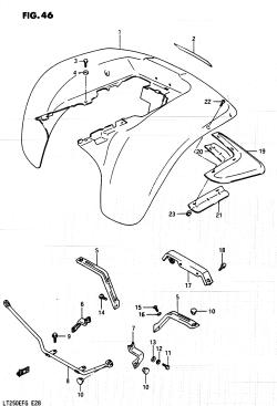 046 - REAR FENDER (MODEL F /​ F2)