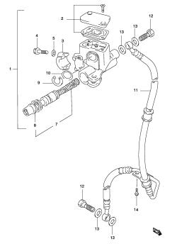 043 - FRONT MASTER CYLINDER (AJP)