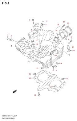 004 - CYLINDER HEAD