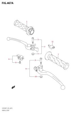 467A - HANDLE LEVER