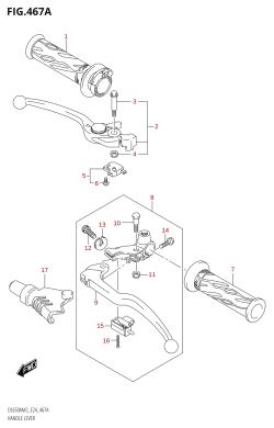 467A - HANDLE LEVER (DL650A:M2:E24)