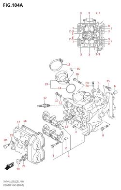 104A - CYLINDER HEAD (FRONT)