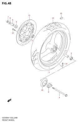048 - FRONT WHEEL