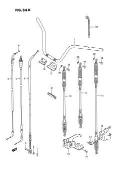 34A - HANDLEBAR (MODEL L /​ M /​ N /​ P /​ R /​ S /​ T)