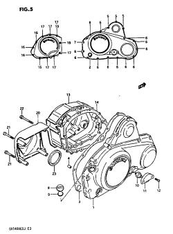 005 - CRANKCASE COVER