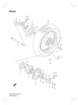 061 - REAR WHEEL