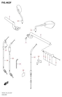 462F - HANDLEBAR (SV650XA:L9:E33)