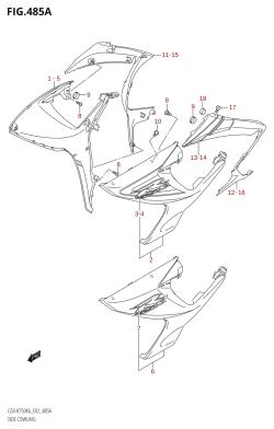 485A - SIDE COWLING (K6)