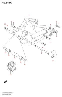541A - REAR SWINGINGARM