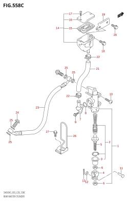 558C - REAR MASTER CYLINDER (SV650:(K4,K5,K6,K7),SV650S:(K4,K5,K6,K7))