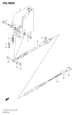 409A - BRAKE PEDAL