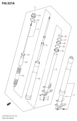 521A - FRONT FORK DAMPER