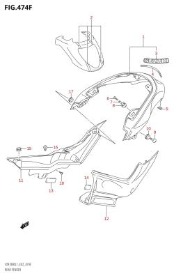 474F - REAR FENDER (VZR1800Z:L1:E19)