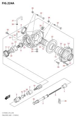 224A - FINAL BEVEL GEAR (REAR)