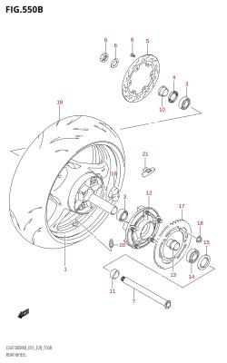 550B - REAR WHEEL (L0)