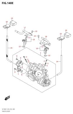 140E - THROTTLE BODY (VL1500T:L7:E03)