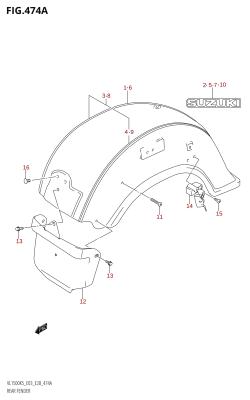 474A - REAR FENDER (K5,K6)
