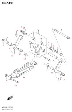 543E - REAR CUSHION LEVER (VZR1800BZ:L5:E19)