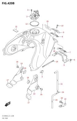 420B - FUEL TANK (DL1000A:L8:E21)