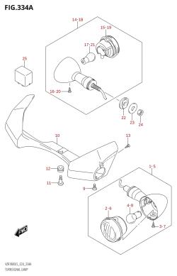 334A - TURNSIGNAL LAMP (VZR1800:L5:E24)