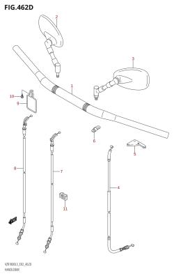 462D - HANDLEBAR (VZR1800UF:L3:E19)
