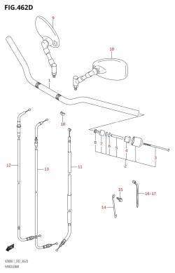 462D - HANDLEBAR (VZ800UE:L1:E19)