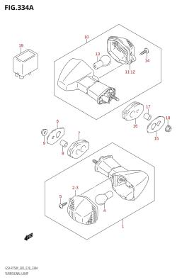 334A - TURNSIGNAL LAMP (Y,K1)
