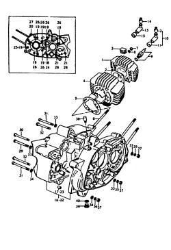 001 - CYLINDER - CRANKCASE