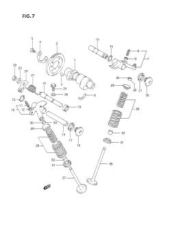 007 - CAM SHAFT - VALVE (MODEL L /​ M /​ N /​ P)