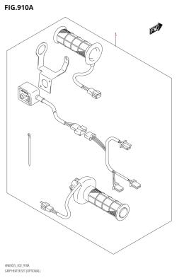 910A - GRIP HEATER SET (OPTIONAL) (AN650:L5:E19)