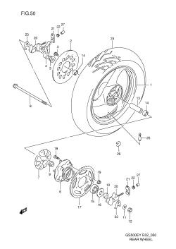 050 - REAR WHEEL