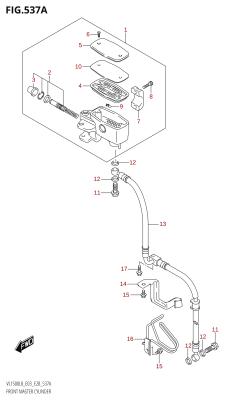 537A - FRONT MASTER CYLINDER (VL1500B:L8:E03)
